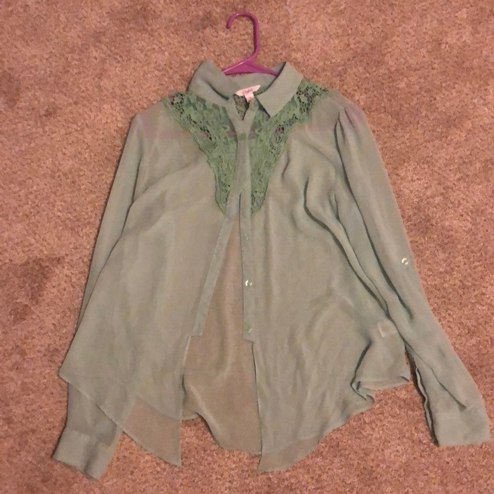 Light green blouse